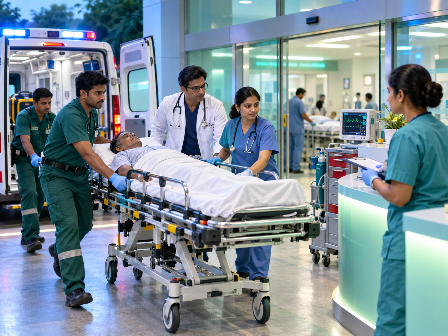 24 Hrs. Emergency Services service at Dr. Parulekar Maternity & Nursing Home
