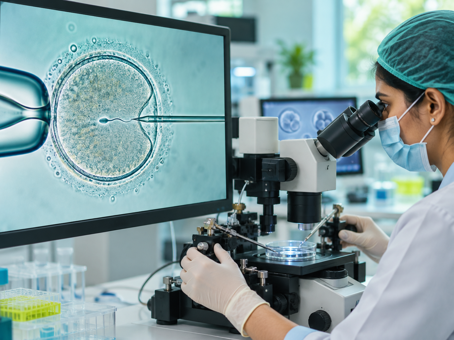 ICSI (Intra Cytoplasmic Sperm Injection) service at Dr. Parulekar Maternity & Nursing Home